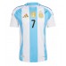 Argentinien Rodrigo De Paul #7 Replik Heimtrikot Copa America 2024 Kurzarm